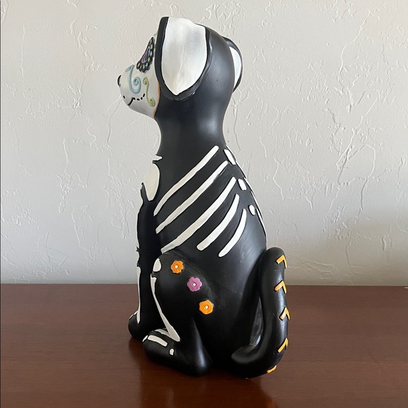 🎃Day of the Dead Fia De Los Muertos Colorful Skeleton Dog Figurine Halloween🎃 - Picture 4 of 11